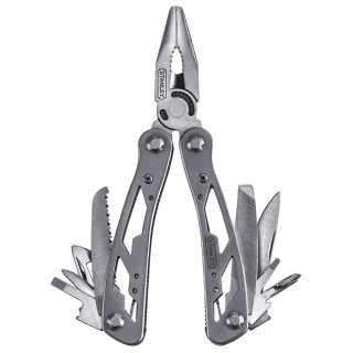 Stanley Tools 12 in 1 Multitool Knife 210mm Overall Length, 165mm Closed Length, 30g 0-84-519
