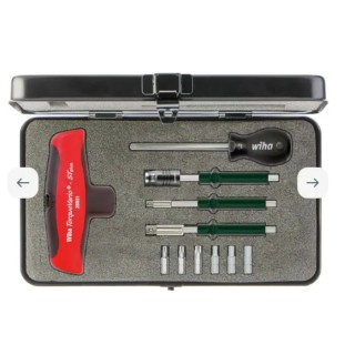 Wiha Torque Screwdriver, 5 To 14 Nm Torque Range, ±6 % Accuracy, Soft Grip Handle, Model 29234