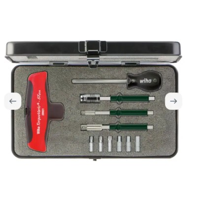Wiha Torque Screwdriver, 5 To 14 Nm Torque Range, ±6 % Accuracy, Soft Grip Handle, Model 29234