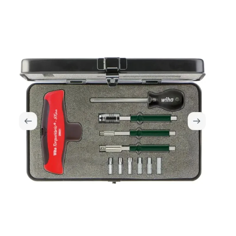 Wiha Torque Screwdriver, 5 To 14 Nm Torque Range, ±6 % Accuracy, Soft Grip Handle, Model 29234