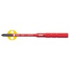 Wiha Screwdriver Bit 9 mm Drive Size Chrome Vanadium Steel SL/PZ1 Tip 1-Piece 34589