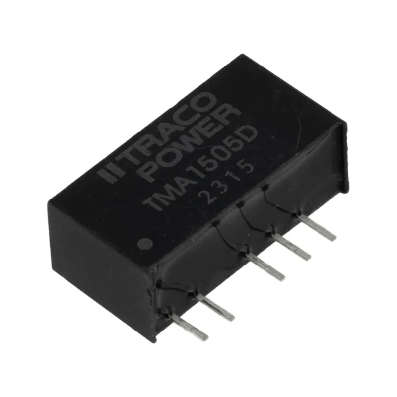 TRACOPOWER 1W SIP Single/Dual Output Isolated DC-DC Converter, 5V DC / 100mA, 16.5V DC Input, Through Hole, 74% TMA 1505D