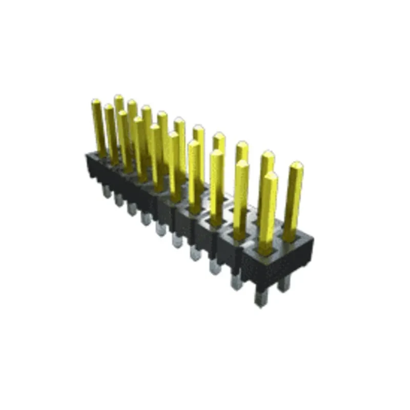Samtec TSW Series Straight Through Hole Pin Header 8 Contacts 2.54 mm Pitch 1 Row Unshrouded TSW-108-07-T-S