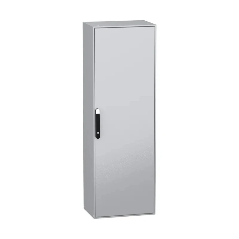 Schneider Electric PanelSeT SM Series Steel 1-Door Floor Standing Enclosure, Opaque Door, IP55, 800mm Width x NSYSM16840P