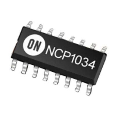 onsemi High Voltage PWM Controller Surface Mount 16-Pin 10V to 18V NCP1034DR2G