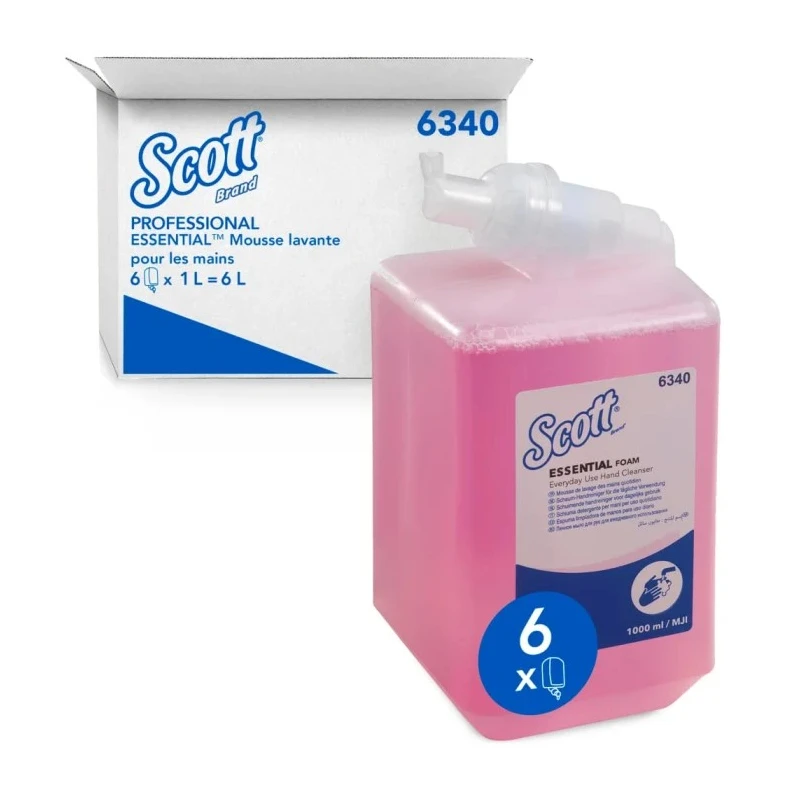 KLEENEX Floral SCOTT Antibacterial Foam Hand Cleaner 1 L Cartridge 6340