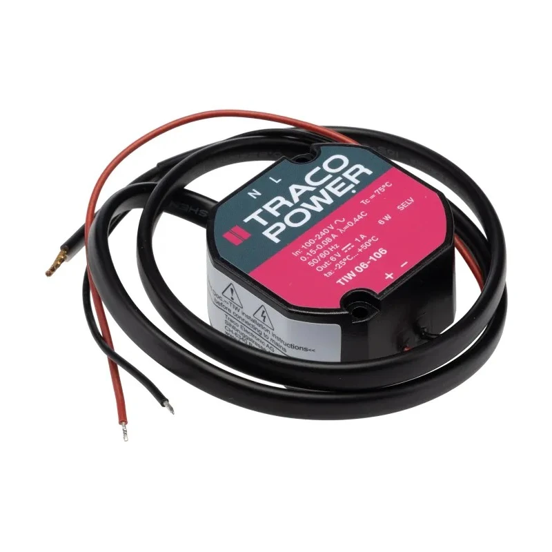 TRACOPOWER TIW 06-106 Switching Power Supply 6V DC 6W 1A Surface Mount 93-264V AC Input China TIW 06-106