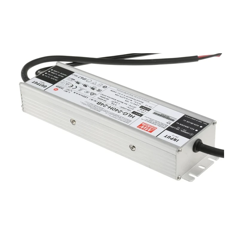 MEAN WELL IP67 Rated 1 Output LED Driver 24V 240W 10A 1/10 V Potentiometer Dimming 