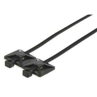 HellermannTyton Black Polyamide 66 Cable Tie Assembly 150 mm x 4.1 mm 156-00653 T30RMB3A-PA66-BK