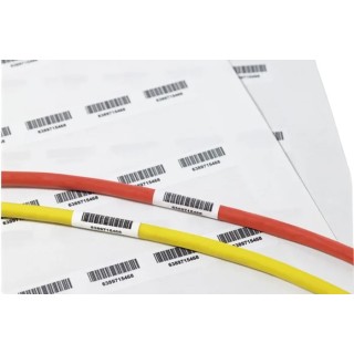 HellermannTyton White Adhesive Label Sheet Laser Printer Compatible Pack of 1000 594-61104 TAG134LA4-1104-WHCL-1104-CL/WH