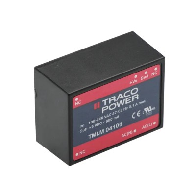 TRACOPOWER 4W 5V DC Switching Power Supply PCB Mount TMLM 04105