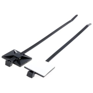 HellermannTyton Cable Tie Assembly Black Polyamide 66 200 mm x 5.4 mm 156-00655 T50RMB4A-PA66-BK