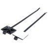 HellermannTyton Cable Tie Assembly Black Polyamide 66 200 mm x 5.4 mm 156-00655 T50RMB4A-PA66-BK