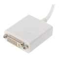 NewLink White Mini DisplayPort to DVI Adapter 1080p Resolution Male to Female Connector 706-7088