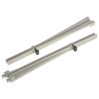 Essentra PCB Card Guide Vertical Mount 160mm Long, 1.6mm Thick Max VMCG-360-MPBK