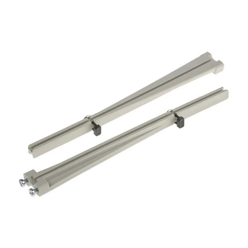 Essentra PCB Card Guide Vertical Mount 160mm Long, 1.6mm Thick Max VMCG-360-MPBK