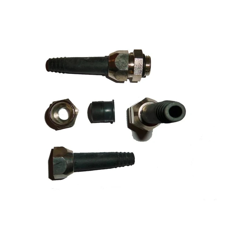 SES Sterling A1 Series Metallic Nickel Plated Brass Cable Gland, Thread, 6 mm Min. to 8.8 mm Max. Cable Diameter, IP68 PG11