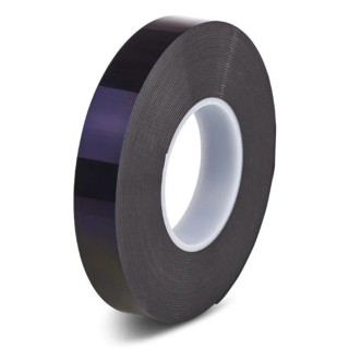 Hi-Bond Hi-PORSEAL HPS040B Black Polyethylene Backed Double Sided Foam Tape 6mm x 33m x 0.4mm HPS040B