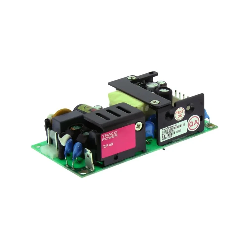 TRACOPOWER Switching Power Supply 15V DC 64W 4.3A 264V AC Chassis Mount TOP 60115