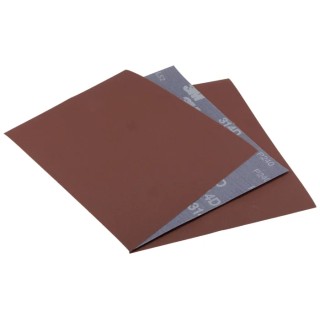 3M Abrasive Sanding Sheet 280 mm x 230 mm, Aluminium Oxide P240 Grit Very Fine Grade 62897