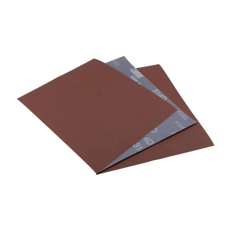 3M Abrasive Sanding Sheet 280 mm x 230 mm, Aluminium Oxide P240 Grit Very Fine Grade 62897