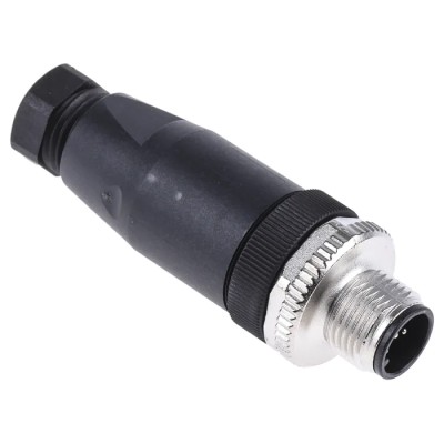 binder Circular Connector 5 Contacts Cable Mount M12 Socket Male IP67 713 Series 99-0437-14-05