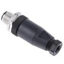 binder Circular Connector 5 Contacts Cable Mount M12 Socket Male IP67 713 Series 99-0437-14-05