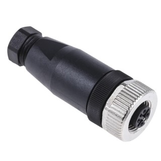 binder Industrial Circular Connector M12 Cable Plug Female 5 Contacts IP67 713 Series 99-0436-14-05
