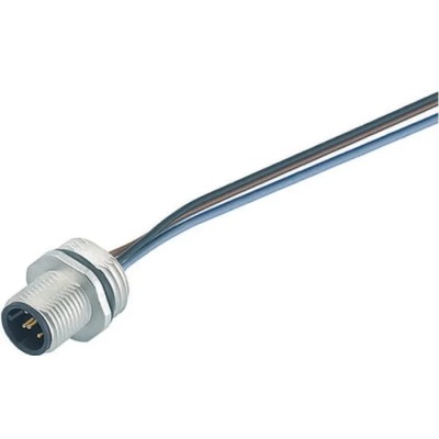 binder Sensor Actuator Cable Male 4 Way M12 to Unterminated 5 Way Free End, Polyamide Jacket, 200mm, 250V 09-3431-700-04
