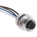 binder Sensor Actuator Cable Female 4 Way M12 to Unterminated Free End, 200 mm 09-3432-00-04