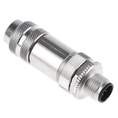 binder Circular Connector 8 Contacts Cable Mount M12 Plug Male IP67 713 Series 99-1487-812-08