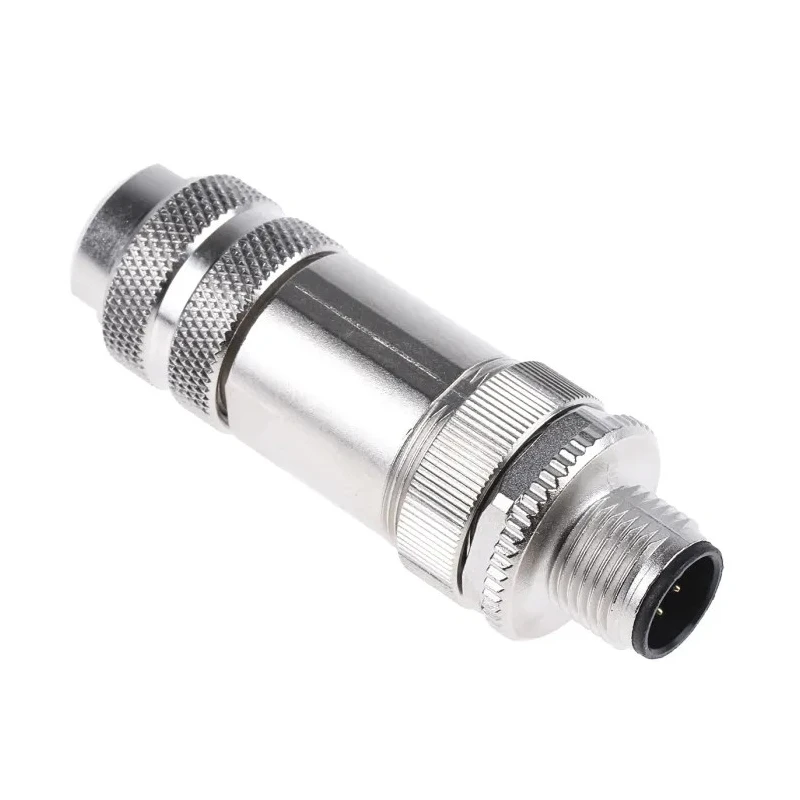 binder Circular Connector 8 Contacts Cable Mount M12 Plug Male IP67 713 Series 99-1487-812-08