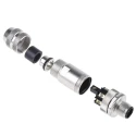 binder Circular Connector 8 Contacts Cable Mount M12 Plug Male IP67 713 Series 99-1487-812-08