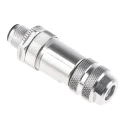 binder Circular Connector 8 Contacts Cable Mount M12 Plug Male IP67 713 Series 99-1487-812-08