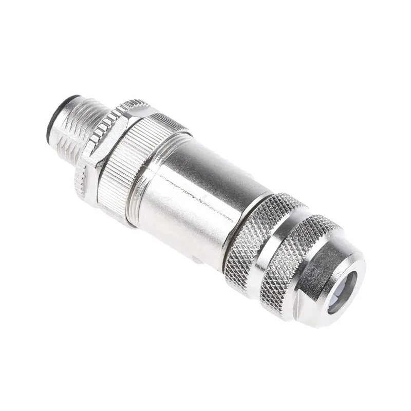 binder Circular Connector 8 Contacts Cable Mount M12 Plug Male IP67 713 Series 99-1487-812-08