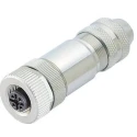binder Industrial Circular Connector, 12 Contacts, Cable Mount, M12 Size, Socket Female, 1A, 30V, IP67, 713 99-1492-812-12