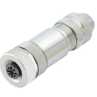 binder Industrial Circular Connector, 12 Contacts, Cable Mount, M12 Size, Socket Female, 1A, 30V, IP67, 713 99-1492-812-12