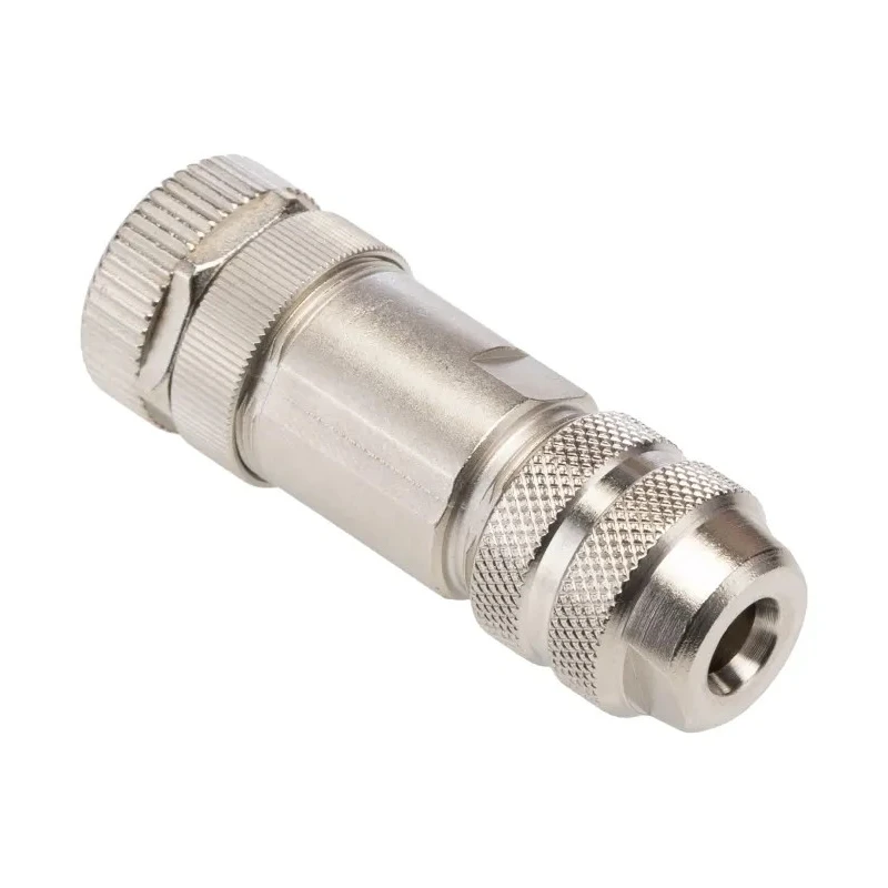 binder Circular Connector, 4 Contacts, Cable Mount, M12 Size, Plug Female, IP67 Protection, Gold Plating 99-1430-814-04