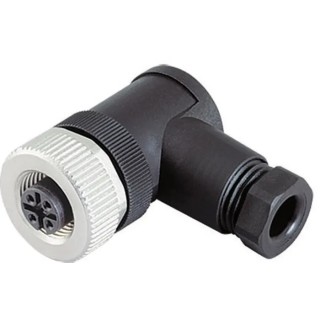binder Industrial Circular Connector M12 Plug Female Cable Mount 3 Contacts IP67 713 Series 99-0430-161-04
