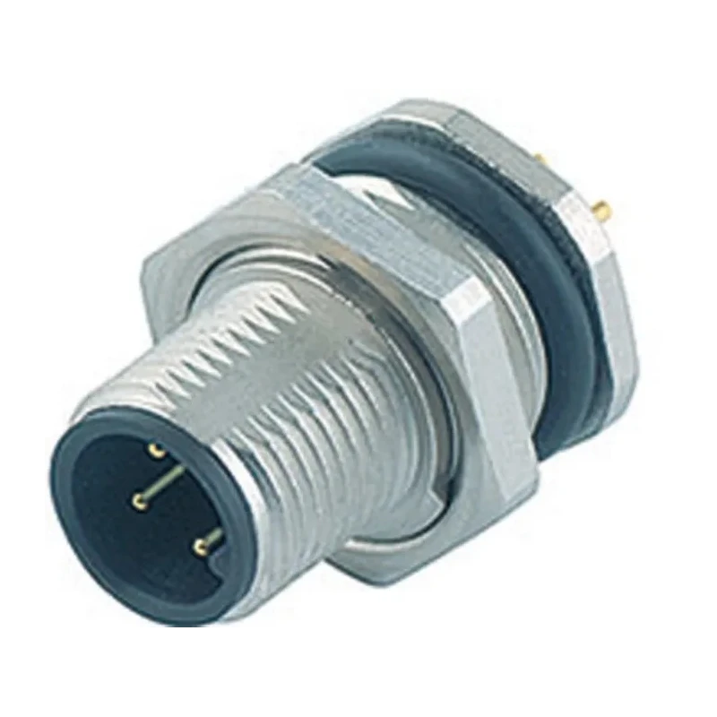 binder Industrial Circular Connector, 8 Contacts, Panel Mount, M12 Socket Male, IP67 Rated, Metal Housing 09-3481-680-08