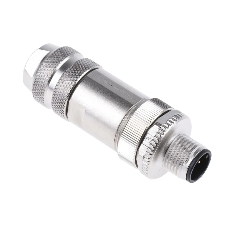 binder Circular Connector, 5 Contacts, Cable Mount, M12 Connector Plug Male, IP67 Rated, Die Cast Zinc 99-1437-812-05