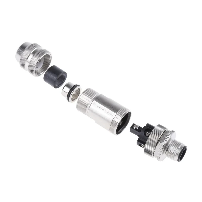 binder Circular Connector, 5 Contacts, Cable Mount, M12 Connector Plug Male, IP67 Rated, Die Cast Zinc 99-1437-812-05