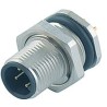 binder Circular Connector, 12 Contacts, Panel Mount, M12 Connector, Plug, Male, IP67, 713 Series 09-3491-90-12
