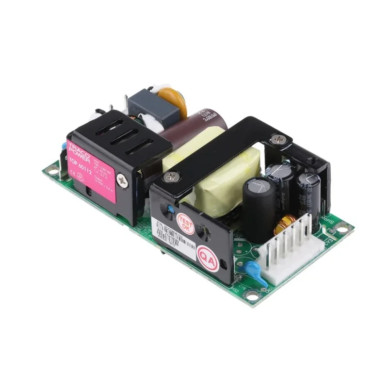 TRACOPOWER Switching Power Supply 12V DC 60W, 264V AC Input, Chassis Mount TOP 60112
