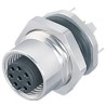 binder Circular Connector, 5 Contacts, Panel Mount, M12 Connector, Socket, Female, IP67, 4A, 125V, Metal 09-3442-500-05