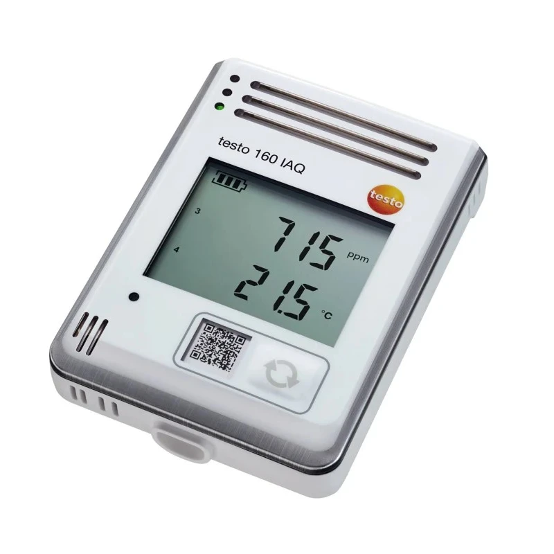 Testo 160 IAQ Data Logging Air Quality Meter Battery-Powered, 0-5000 ppm CO2, 0-100%RH, 0-50 °C, USB Communication 0572 2014