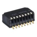 C & K Piano Raised Rotary Coded DIP Switch TDP08H1SBD1R