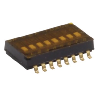 C & K Flush, Recessed, Slide Rotary Coded DIP Switch TDA01H0SB1R