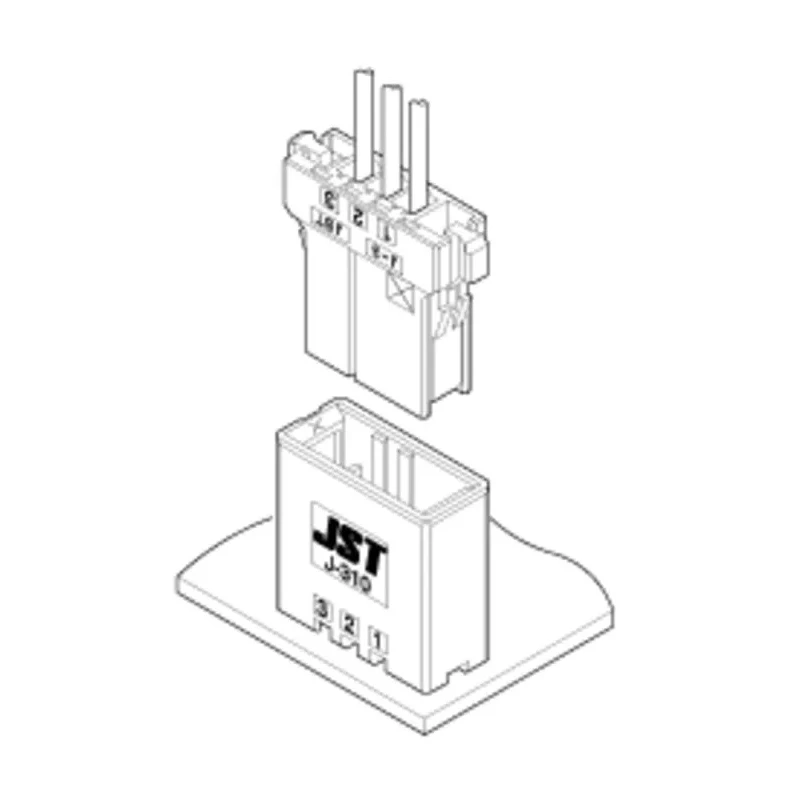 JST PCB Header JFA J300 Series Top Entry Through Hole, 5 Contacts, 3.81 mm Pitch, 1 Row, Shrouded B05B-F31SK-GGXR
