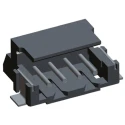 TE Connectivity AMP CT Series Right Angle Surface PCB Header, 4 Contact, 2 mm Pitch, 1 Row, Shrouded 292173-4